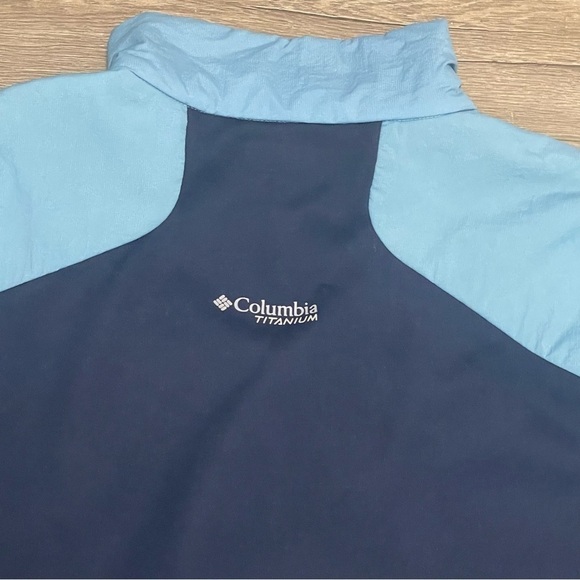 Columbia Titanium Men's Peak Pursuit Midlayer Hybrid Jacket Blue Navy Sz XXL - Picture 9 of 9